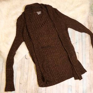 BROWN CARDIGAN
